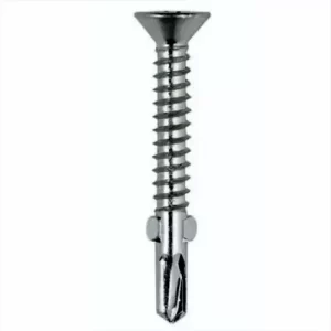 TORNILLO AUTOP. FLAT - 6 X 1 1/4 C/FRESADA