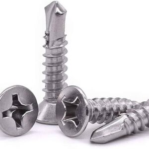TORNILLO AUTOP. FLAT -  6 X  1/2 C/FRESADA