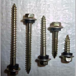 TORNILLO AUTOP. RANURADO - 14 X 4 HEX.CHA.-MAD.