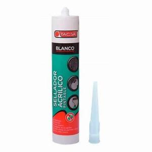 SELLADOR SILICONAS TACSA - 280 ACRILICO PINTABLE