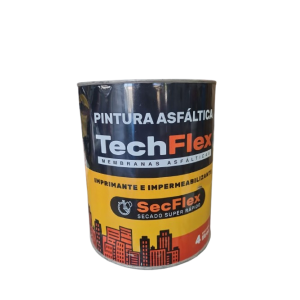 PINTURA ASFALTICA TECHFLEX X 4LTS.