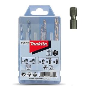 JUEGO MECHAS 1/4 DE 5PCS MAKITA