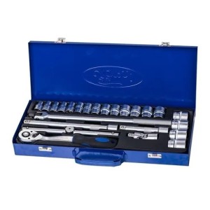 SET DE HERRAMIENTAS FORD ENCASTRE 1/2" 24 PIEZAS