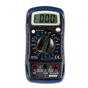 MULTIMETRO DIGITAL CON MEDIDOR DE TEMPERATURA BREMEN
