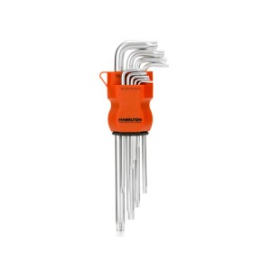 JUEGO LLAVES TORX EXTRA LARGAS 9 UNIDADES HAMILTON