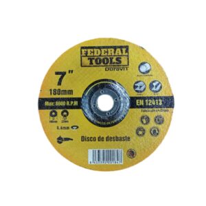 DISCO DE DESBASTE 180 X 6.4 - FEDERAL TOOLS