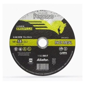 DISCO DE CORTE METAL 180 x 1.6 mm PEGASO