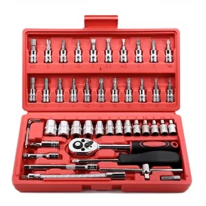 SET DE TUBO 1/4" 46 PIEZAS