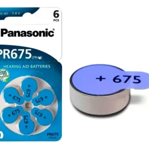 PILA PANASONIC P/AUDIOLOGIA PR-675