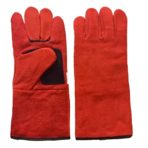 Guante Soldador Cuero Forrado Cosido Con Kevlar Certificado