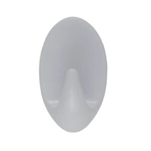 PERCHA AUTOADHESIVA OVAL X 1 U. 66MM BLANCO