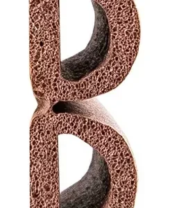BURLETE GOMA AUTOADH MARRON PERF D 5,2M
