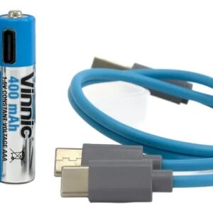 BLISTER PILA RECARGABLE LITIO VINNIC AAA 550MAH C/CABLE