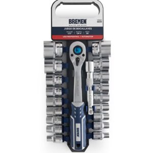 BOC.JGO.PORTATIL  Enc.1/2"  x 20 Pzs. (8-32mm)   BREMEN®