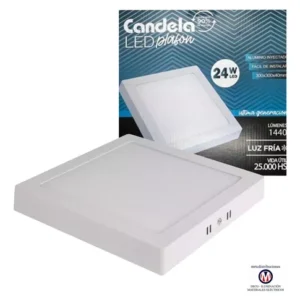 CANDELA - PANEL LED 24W CUADRADO - LUZ FRIA (-20%)