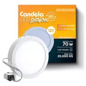 CANDELA - PLAFON LED REDONDO 6W LUZ CALIDA (-20%)