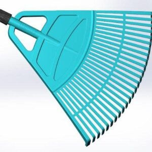 BARREHOJA PVC GIBER FIJO - GRANDE 60 cm S/CABO