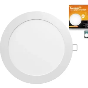 CANDELA - PANEL LED REDONDO EMBUTIR 12W LUZ CALIDA (-20%)