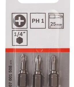 PUNTA DESTOR. BOSCH PHILLIPS - PH #3x25mm Blister x  3 U.