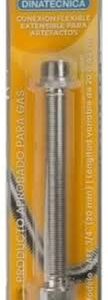 DINATECNICA - CAÑO FLEXIBLE EXTENSIBLE APROB GAS 1/2 DE 20 A 42CM