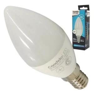 LAMPARA VELA LED 5W E14 LUZ FRIA - CANDELA